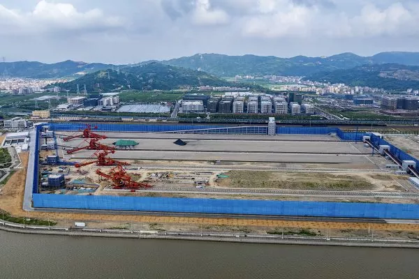 Проект Yueqing Bay Wharf в град Wenzhou, провинция Zhejiang